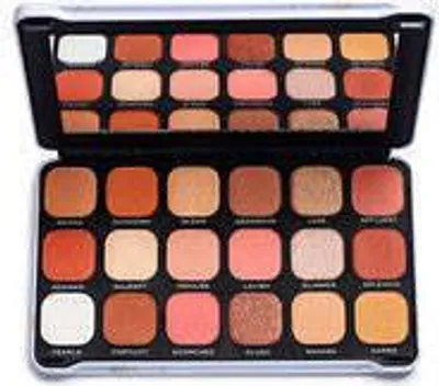 Produktbild von Makeup Revolution Forever Flawless Eyeshadow Palette Flamboyance Flamingo 18 Shades 19.8g