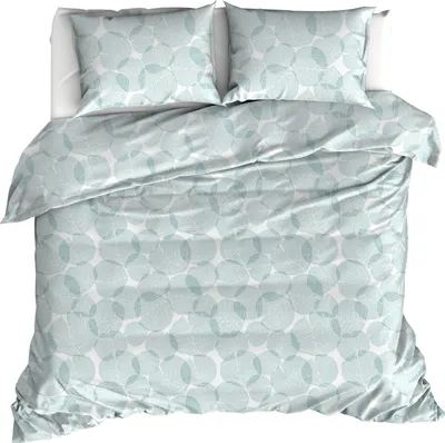 Produktbild von Moodit Bettbezug, Odil Blanche - 260 x 240 + (2x) 60 x 70 cm - Baumwolle