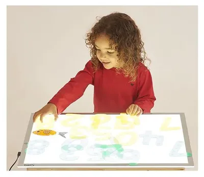 Zdjęcie produktu dla Tickit Rectangular Light Panel (A2), 0,5 lat(a), Biały, Srebrny