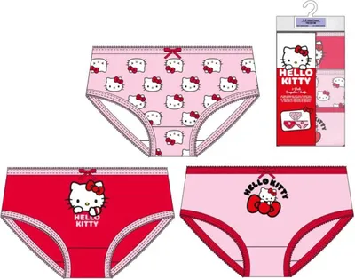 Obrázok produktu pre Detská spodná bielizeň Hello Kitty s 3 nohavičkami 4/5 rokov
