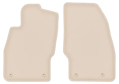 Produktbild von DURBAN Beige Velours-Fußmatten vorne für Opel Corsa E Schrägheck (2015-2020)