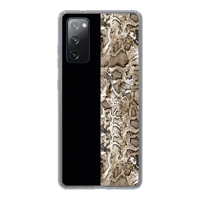 Produktbild von MuchoWow® Handyhülle Schutzhülle Hülle für Samsung Galaxy S20 FE Schlange - Tiermuster - Braun Silikon Softcase Handy Hülle - Abdeckung