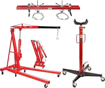 Produktbild von Getriebeheber 500 KG + Motorbrücke Motorträger + Motorkran 2 TO.