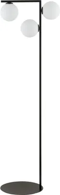 Obrázek produktu pro Stojací lampa moderní černá 3 skleněné bílé koule 3xG9 12W Andy Sigma Lighting