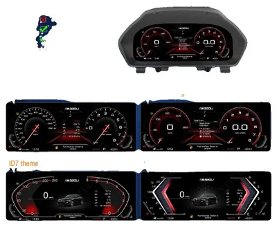 Zdjęcie produktu dla Cyfrowe panele sterowania, bezprzewodowe CarPlay, nawigacja w czasie rzeczywistym, wersja podstawowa