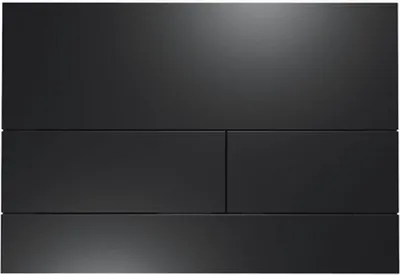 Produktbild von TECE WC Betätigungsplatte square II, Oberfläche Metall schwarz, 2 Mengen-Spülung