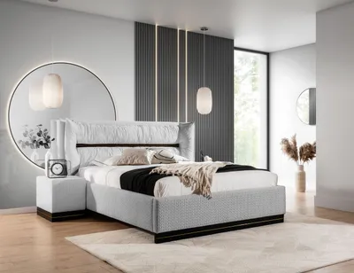 Obrázok produktu pre Čalúnená posteľ 160x200 IMELDA - šedá