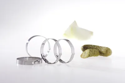 Produktbild von Rouladenringe 4-er Set / bis Ø 5,5 cm verstellbar / Edelstahl / Rouladen-Ringe / GSD