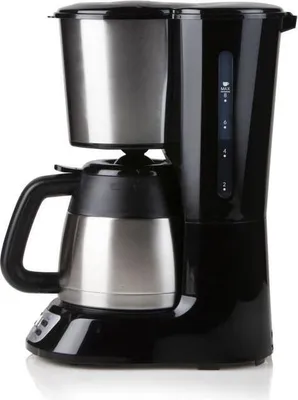 Image de Cafetière Filtre DOMO DO709K, 1000 W, 1 L, 8 Tasses, Écran LCD, Minuteur 24 h, Acier Inoxydable