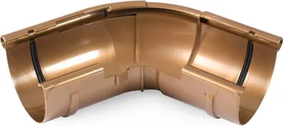 Obrázek produktu pro BRYZA nastavitelný vnější roh žlabu 120°–145° plastový Ø 125 mm, Měděná RAL vlastní