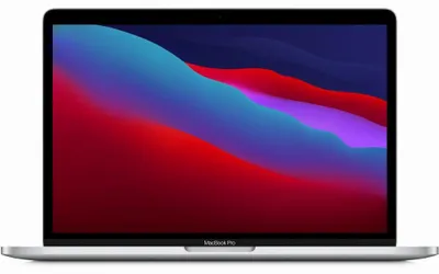 Produktbild von Apple MacBook Pro 33cm(13‘‘) M1 8-Core Silber CTO (16GB,512GB) CZ11D-0110