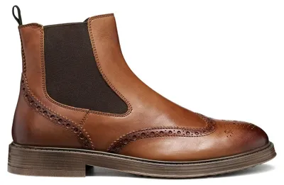 Produktbild von Geox Herren U HENREYS Ankle Boot, Cognac, 42 EU