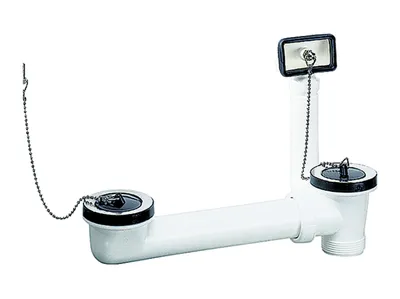 Produktbild von Dallmer Ab- und Überlauf-Set 024 U 2 Ketten, 1 1/2"