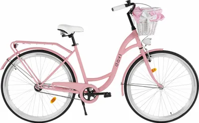 Produktbild von Damenfahrrad Davi Lila 28", 1 Gang, 155-180 cm, Rosa/Schwarz