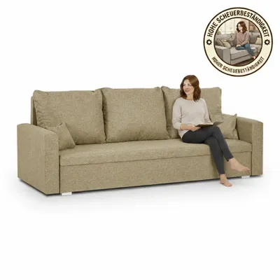 Produktbild von MONDO 3-Sitzer-Sofa mit Schlaffunktion - Beige