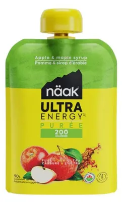 Zdjęcie produktu dla Mus Energetyczny Naak Energy o smaku jabłkowego puree z syropem klonowym 90g