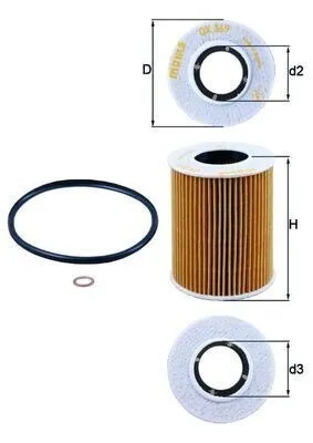 Obrázok produktu pre filtr oleju HYUNDAI