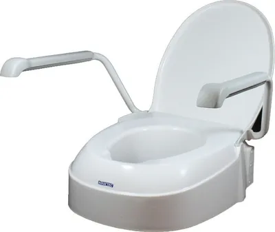 Produktbild von AQUATEC 900 Toilettensitz-,Erhöhung m.Armlehnen,