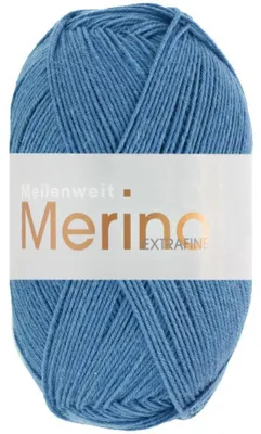 Produktbild von Lana Grossa - Meilenweit 100g Merino Extrafine uni 2448 blau