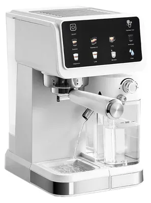 Obrázok produktu pre Kávovar Zimilo s funkciou prípravy mlieka, dotykovým TFT displejom, funkciou prípravy espressa nízkotlakovým predspaľovaním, automatickým čistením a možnosťou prípravy 1/2 šálky espressa