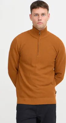 Produktbild von Blend BHPullover Herren Strickpullover Troyer Feinstrick Pullover 100% Baumwolle regular fit