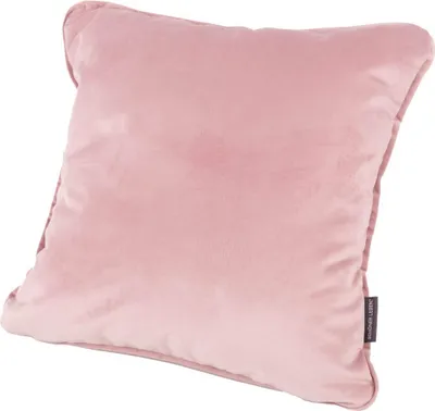 Produktbild von Samtkissen mit Keder und Füllung rosa 50x50cm von SCHÖNER LEBEN.