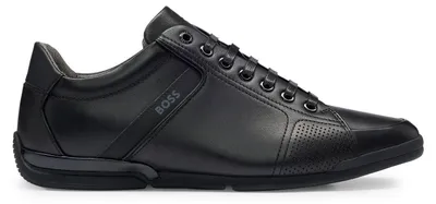 Produktbild von BOSS Men Saturn_Lowp_lux4 A_N Sneaker Black 47 EU – Schwarz001