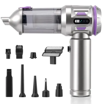 Produktbild von Handstaubsauger - Kabelloser Auto- und Haushaltssauger - 25000 Pa Saugkraft - 250W Trockenbetrieb - 220V EU-Stecker