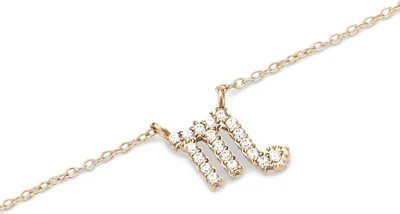 Produktbild von Daniel Wellington Kristall Sternzeichen Kette Gold Skorpion Halskette DW-DW00400926