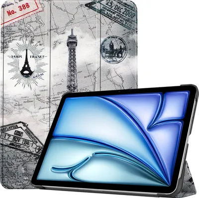 Produktbild von Cover für Apple iPad Air 10.9 2020/2022 4/5 Generation iPad Air 11 2024 M2 11 Zoll Slim Schutzhülle Hardcase aufstellbar und Wake & Sleep Funktion