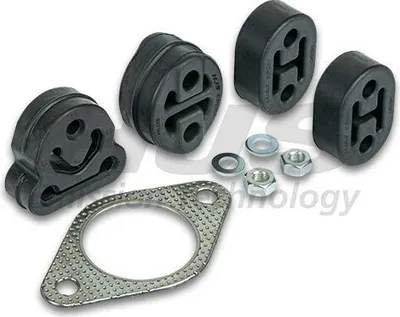 Produktbild von HJS Montagesatz Schalldämpfer 82 42 9023 für NISSAN Qashqai / Qashqai +2 I (J10, NJ10)