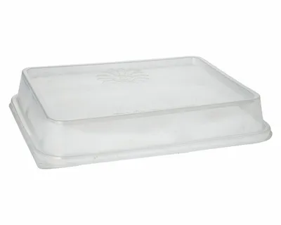 Produktbild von 80x Deckel für Mehrweg Menüschalen 23,4 x 18,7 cm transparent