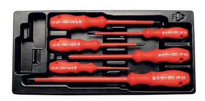 Produktbild von Elora VDE-Schraubendrehersatz, 6-teilig, ELORA-MS-32
