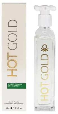 Productafbeelding van United Colors of Benetton Hot Gold Eau de Toilette, damesparfum, 100 ml