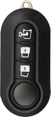 Obrázok produktu pre INF Náhradný čierny kryt kľúča ABS 8 x 4 x 1.5 cm ovládač do vozidla