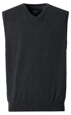 Produktbild von CasaModa XXL Pullunder anthrazit melange V-Neck