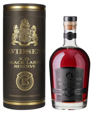 Produktbild von Davidsen's 15 X.O. Black Label Reserve 40% Vol. 0,7l in Geschenkbox