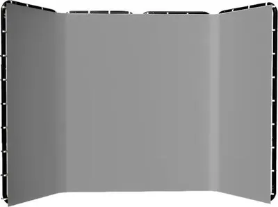 Zdjęcie produktu dla Rama tła, lekka i przenośna konstrukcja, 240x400cm szara