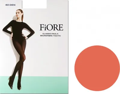 Produktbild von Transparente Mikrofaserstrumpfhose 40 den halbopaken Paula Papaya 2