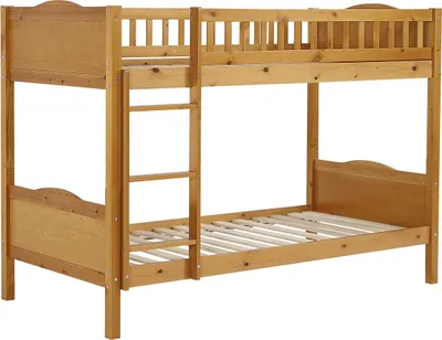 Produktbild von Etagenbett "Gabriel" aus Holz – 90 x 190 cm – Braun