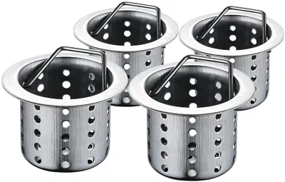 Obrázok produktu pre Odtoková sitka do sprchových vaní, sitka do van na zachytávanie vlasov, odtokové sitka s priemerom 1,8 palca / 46 mm, sitka na zachytávanie vlasov do umývadiel (4 kusy)