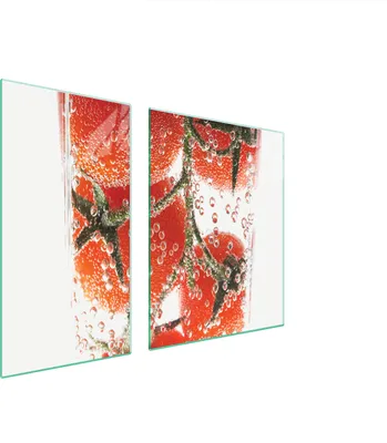 Produktbild von Glasschutzplatte Für Herd 90X52 Tomaten