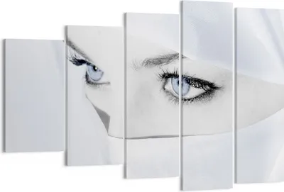 Produktbild von Bild auf Leinwand - Leinwandbild - Schönheit Gesicht Mädchen Mode - 150x100cm - Wand Bild - Wanddeko - Leinwanddruck - Bilder - Kunstdruck - Leinwand bilder - Wandkunst - EG150x100-2159