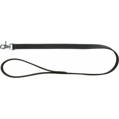 Immagine prodotto di Trixie RUSTIC Guinzaglio in pelle Heartbeat, M-L: 1,00m/20mm, nero