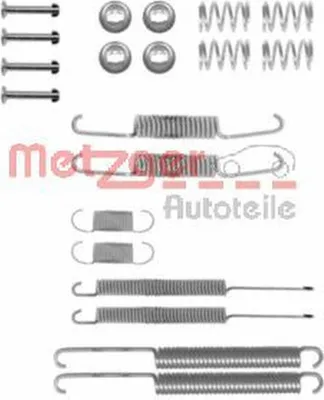 Image de Metzger Jeu d'accessoires mâchoires de frein pour Audi 100 + Avant 44Q VW Caddy I 14 1,5-1,8