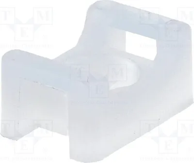 Produktbild von 50x Schraubbar  natürlich B: 3mm H: 7mm L: 15mm HC-1 Kabelbinder