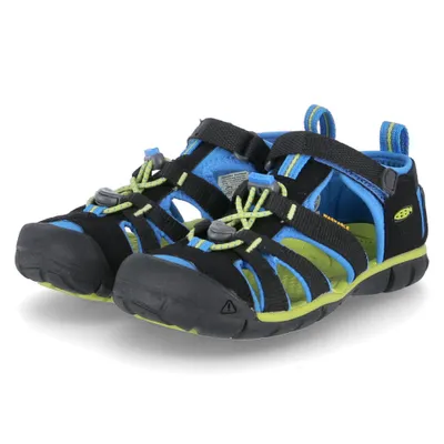 Produktbild von KEEN Seacamp II CNX, Männlich, Kind, Schwarz, Blau, Grün, Einfarbig, Gummi, Polyester