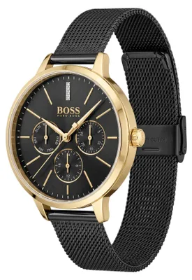 Produktbild von HB1502601 Hugo Boss Symphony Damenuhr Quarz Edelstahl