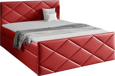 Produktbild von MIRJAN24 Boxspringbett Herkules, Ehebett mit zwei Bettkästen, Doppelbett, Stilvoll Schlafzimmer (Soft 010a, Größe: 160x200 cm)