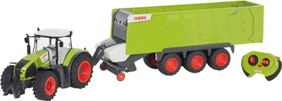 Produktbild von Dálkově ovládaný traktor Claas Axion 870 + přívěs Cargos 9600 (měřítko 1:16) Trecker Trekker